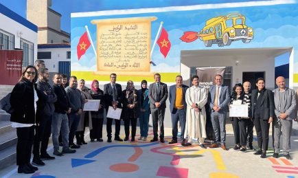La Fondation Renault Maroc rénove une 3ème école à Melloussa