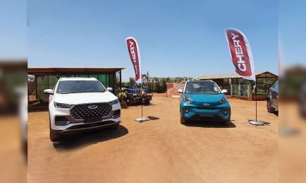 Chery Tiggo 8 Pro e+ et eQ1, une avant-première dans la nature