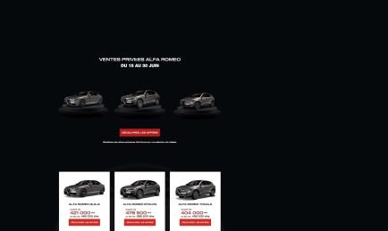 Alfa Romeo : ventes privées via une plateforme digitale dédiée