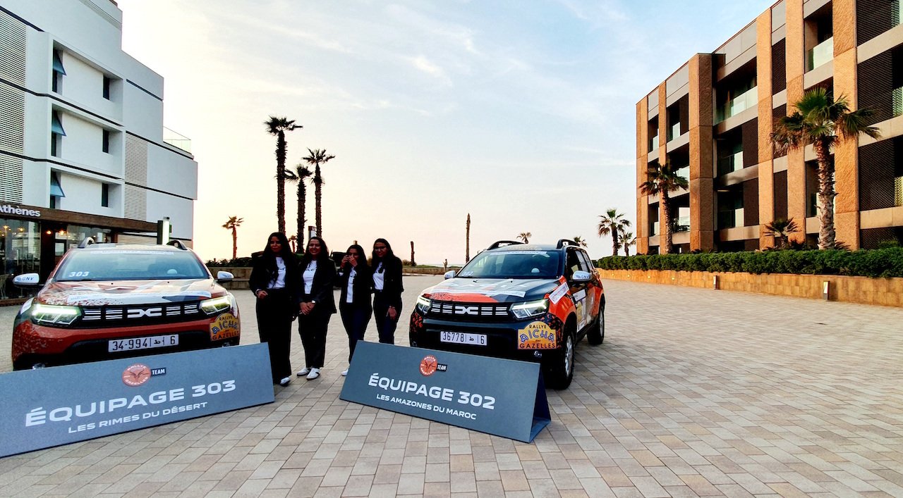 Dacia Maroc engage 2 Duster au Rallye des Gazelles